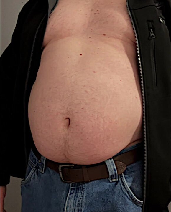 i asked him to show me his gut before he left,