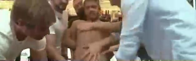 HOT MAN STRIPPED IN PUBLIC SHOP AND USED