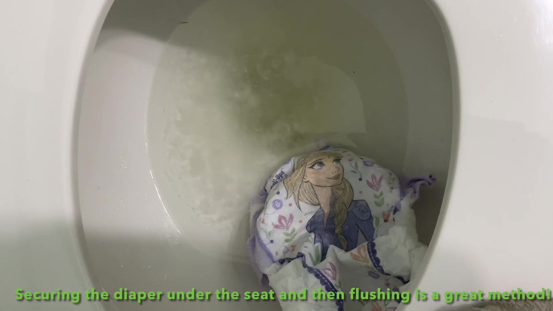 Diaper disposal tutorial