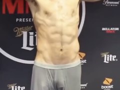 LOAD OF HOT MMA FIGHTER LADS BULGING FOR WEIGH INS