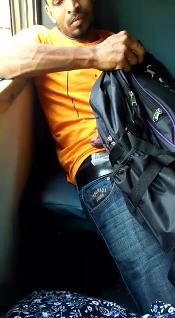 Showing dick on the train