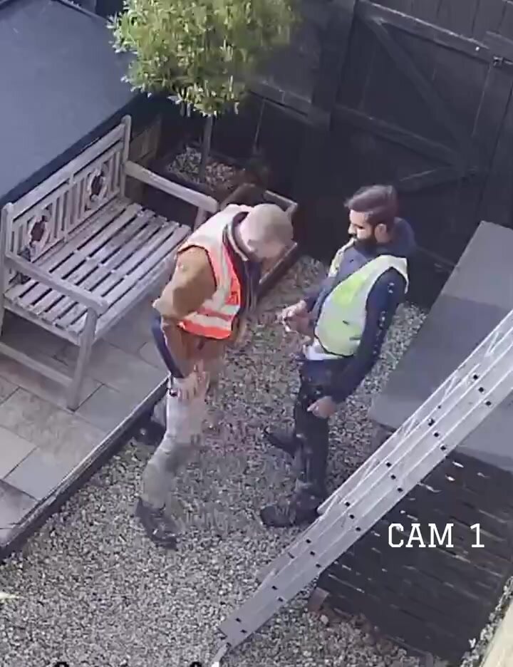 Married construction worker caught fucking on cam