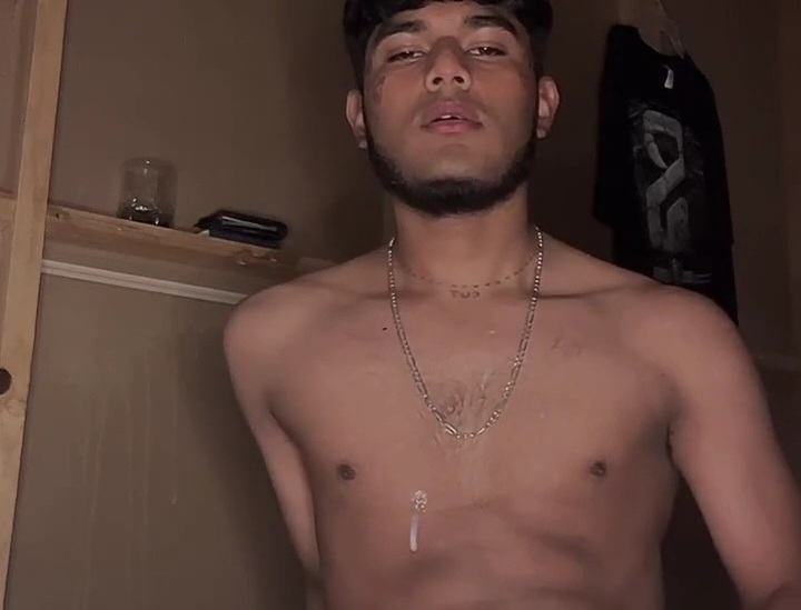 Latino wank and cum