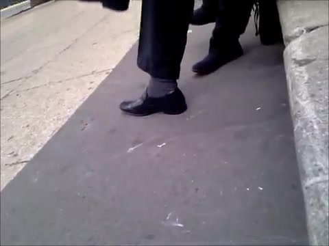 Dress shoes on the Street