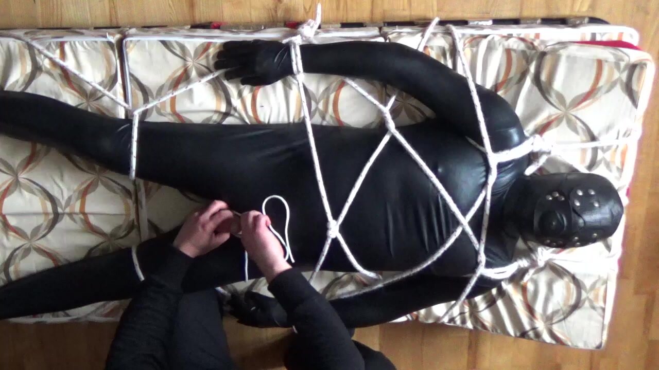Restrained slave gets an enjoying - video 2