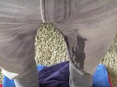 Teen boy wets his jeans - video 5