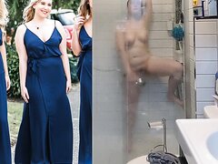 Bridesmaid Caught Masturbating in Shower