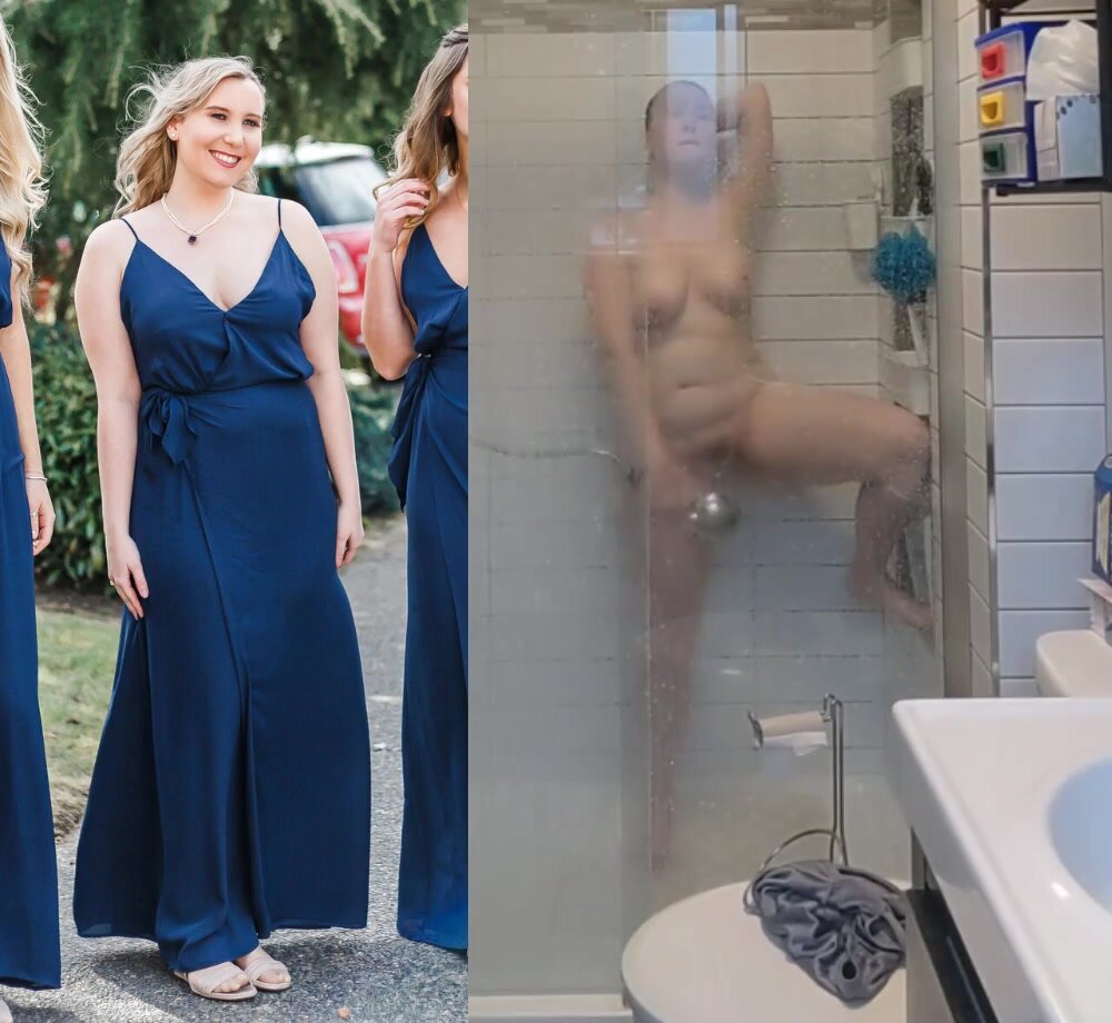 Bridesmaid Caught Masturbating in Shower