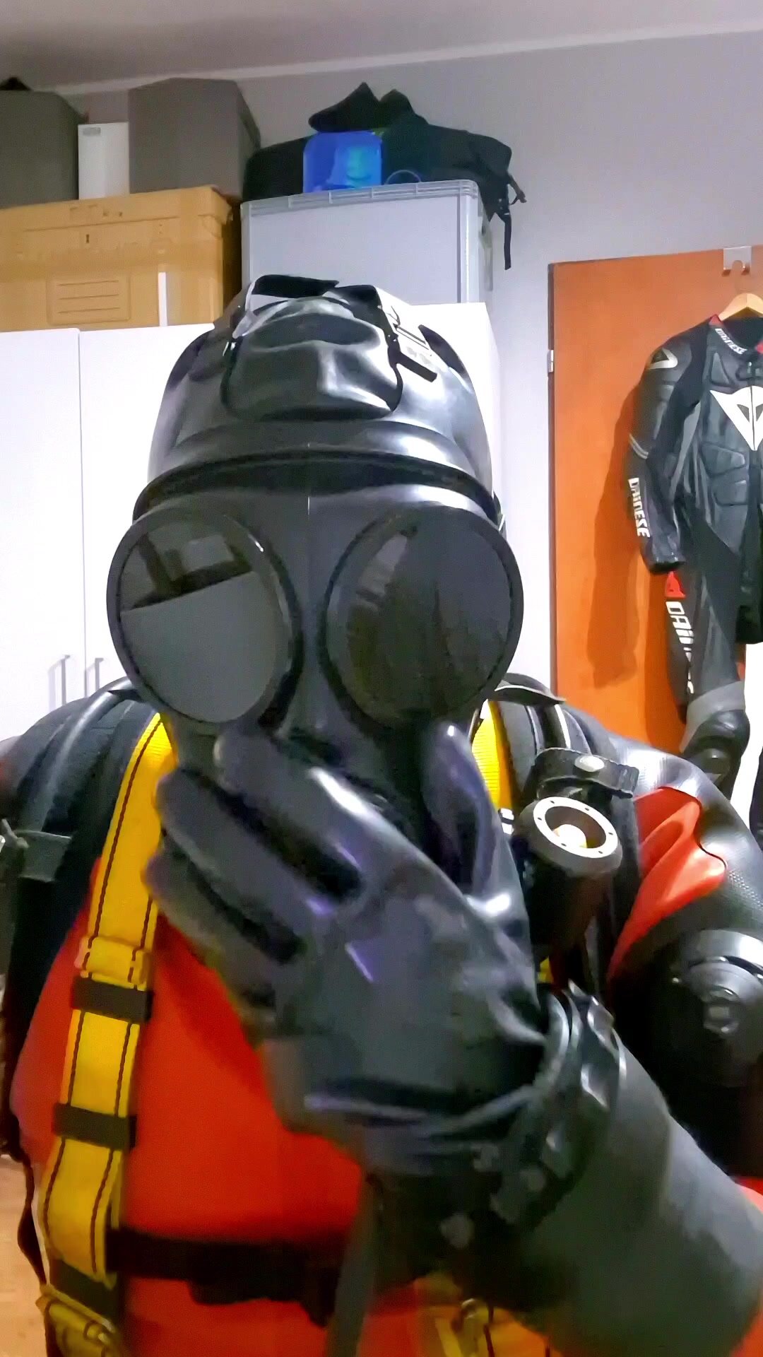 Viking Rubber drysuit drone fun with SCBA