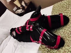Booted Cop Hogtied