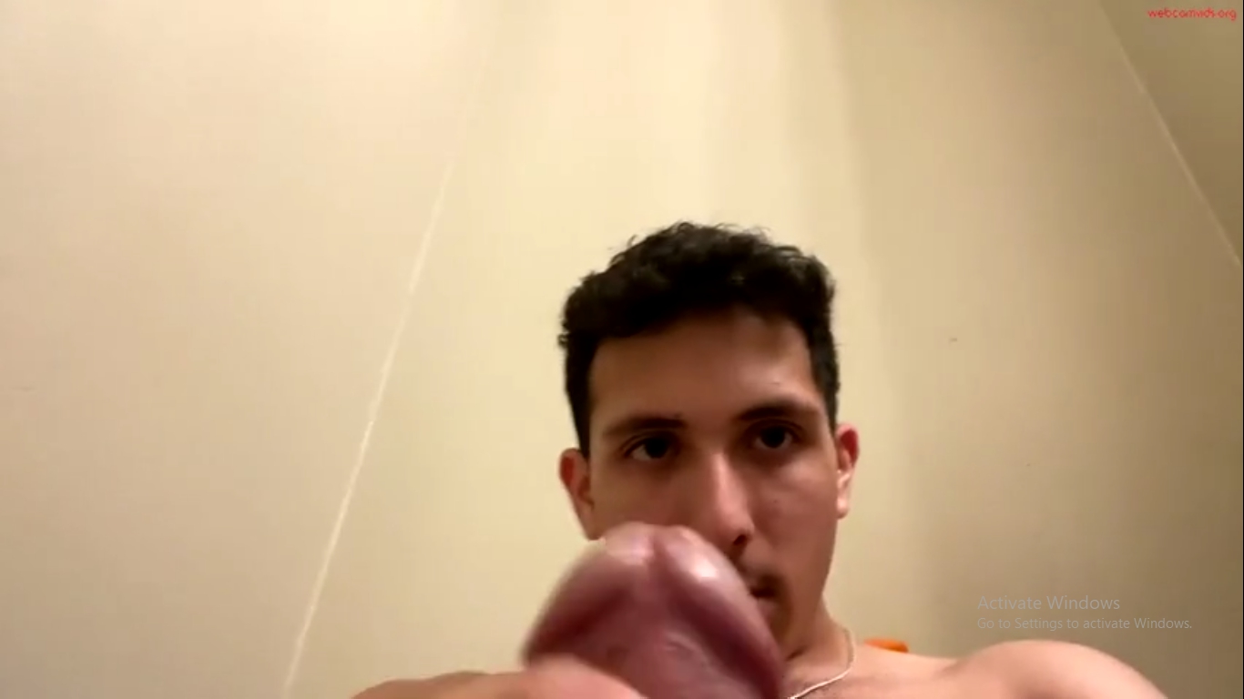 horny guy cum before take a nap
