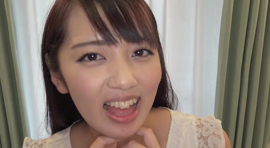 Japanese girl’s mouth and throat
