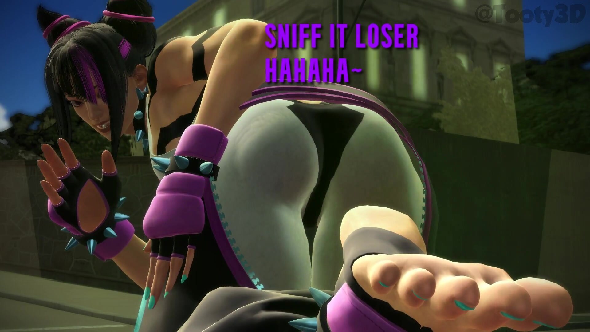 (Street Fighter Farts) Juri lets one rip
