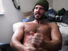 Primal Bro slaps growls and jacks his penis