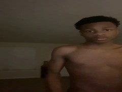 cute young bul naked flashing his dick