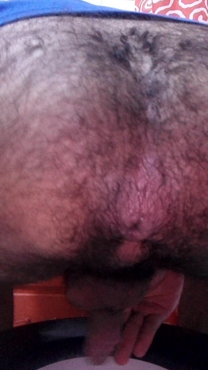 Closeup of my hairy ass