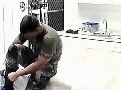 Military man let himself be examined by the doctor