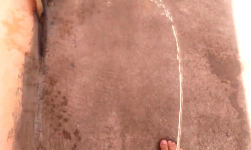 Walking and pissing - video 2