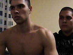 STR8 FRIEND WORKS OUT NAKED IN FRONT OF HIS FRIEND