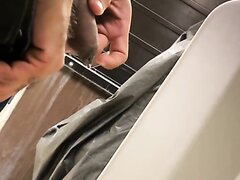 Spy on a hot guy pissing