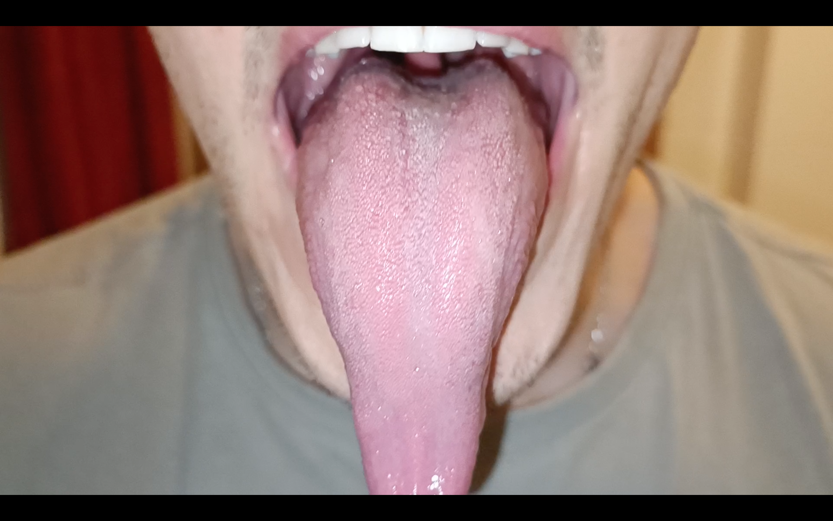 My Brazilian Friend's Huge Tongue 2