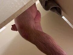 Bro nuts in college dorm showers