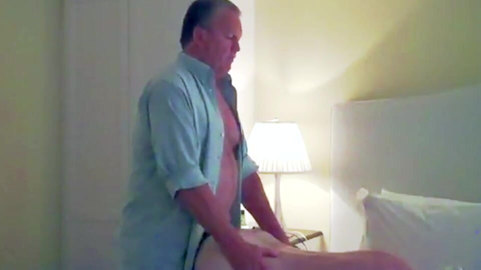 Daddy top fuck and breeds hotel cumdump slut bottom
