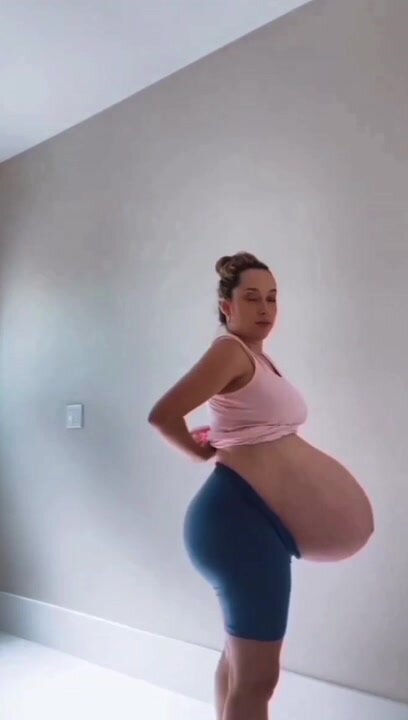 huge pregnant belly 1