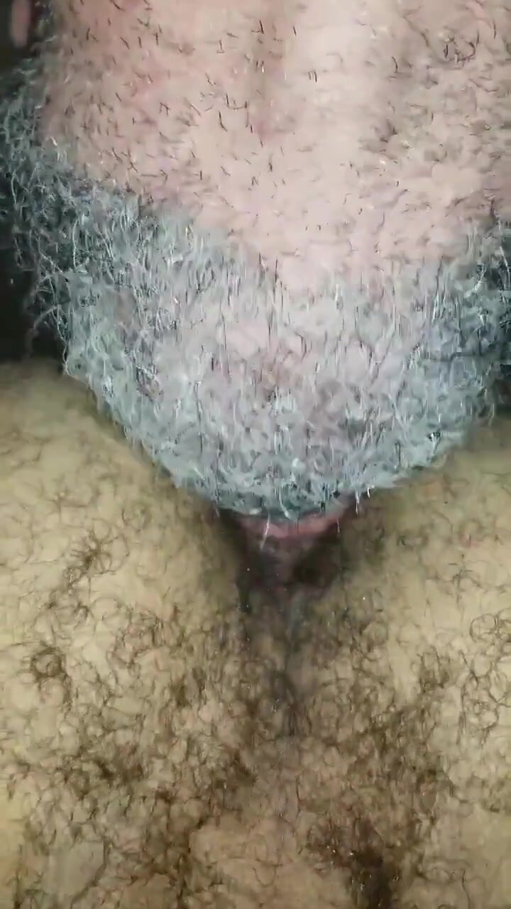 Daddy licking my hairy ass!