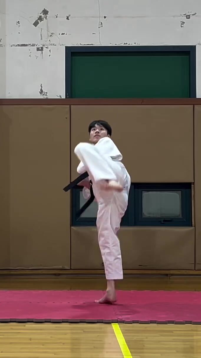 Sexy cocky Korean taekwondo