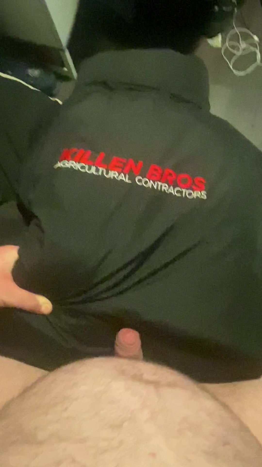 Cum on work jacket