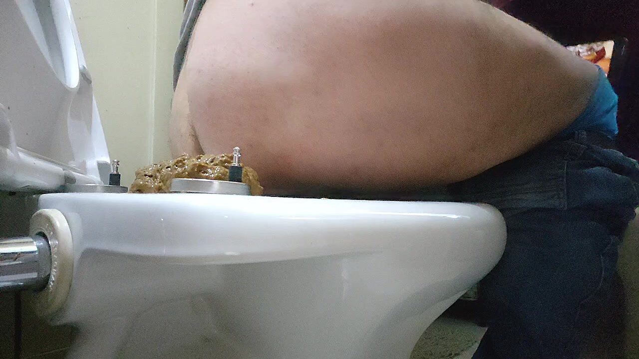 Accidental poop splash on the toilet