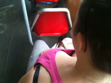 Crazy guy was jerking off in the tram