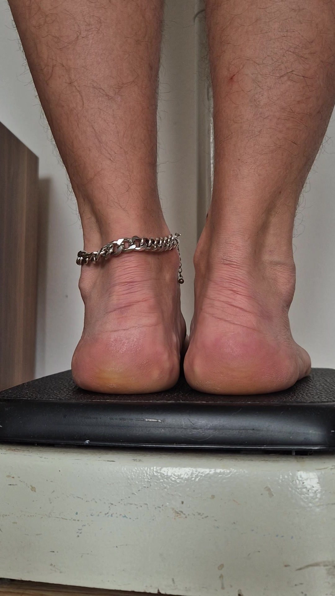 Feet on Weight Scales
