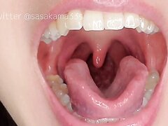 Asian girl uvula 12