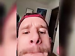 Rdck sniffing and sucking  dick with smegma