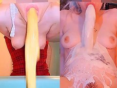 naked girl massive power vomit purges [Sexy Sounds]