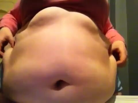 huge fat thick belly 0