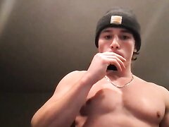 Straight boy shows asshole for money