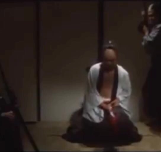 Samurai commit seppuku - video 3