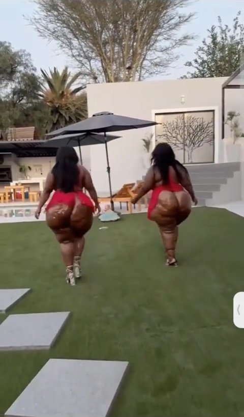 huge fat asses shaking  african 8