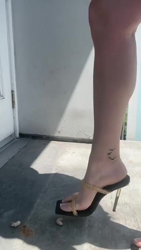 Grubs crush sexy heels