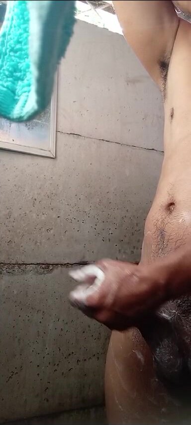 Brazilian hunk in shower