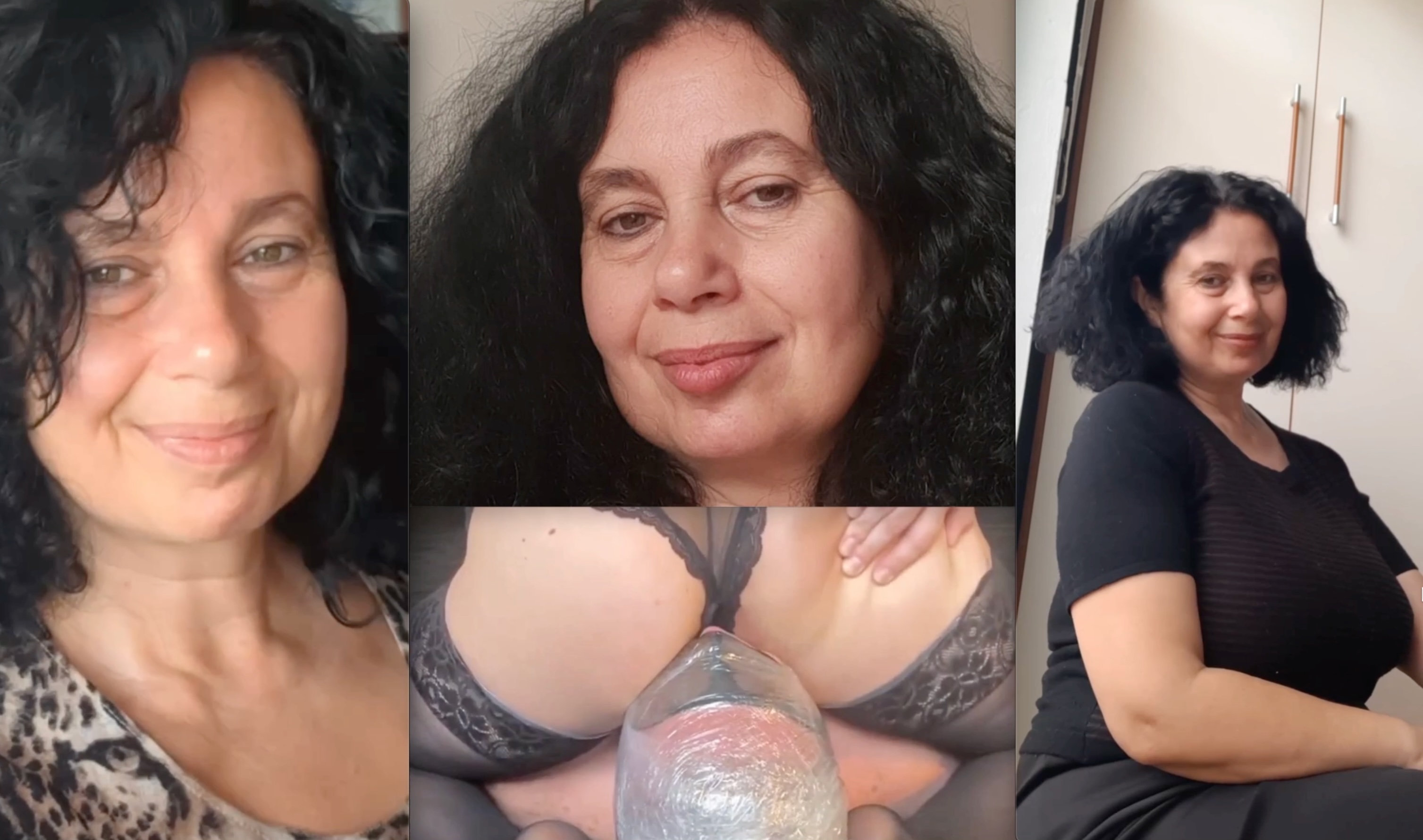 Curvy Mature Woman Face Fart Slave Loop (Collage Edit)