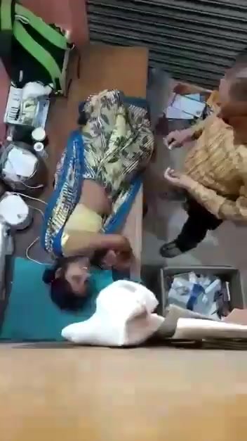 Indian Doctor spy video with patient
