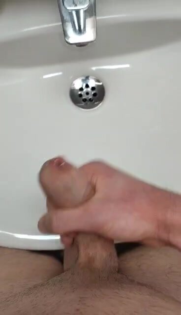 Greek boy cums in the bathroom II