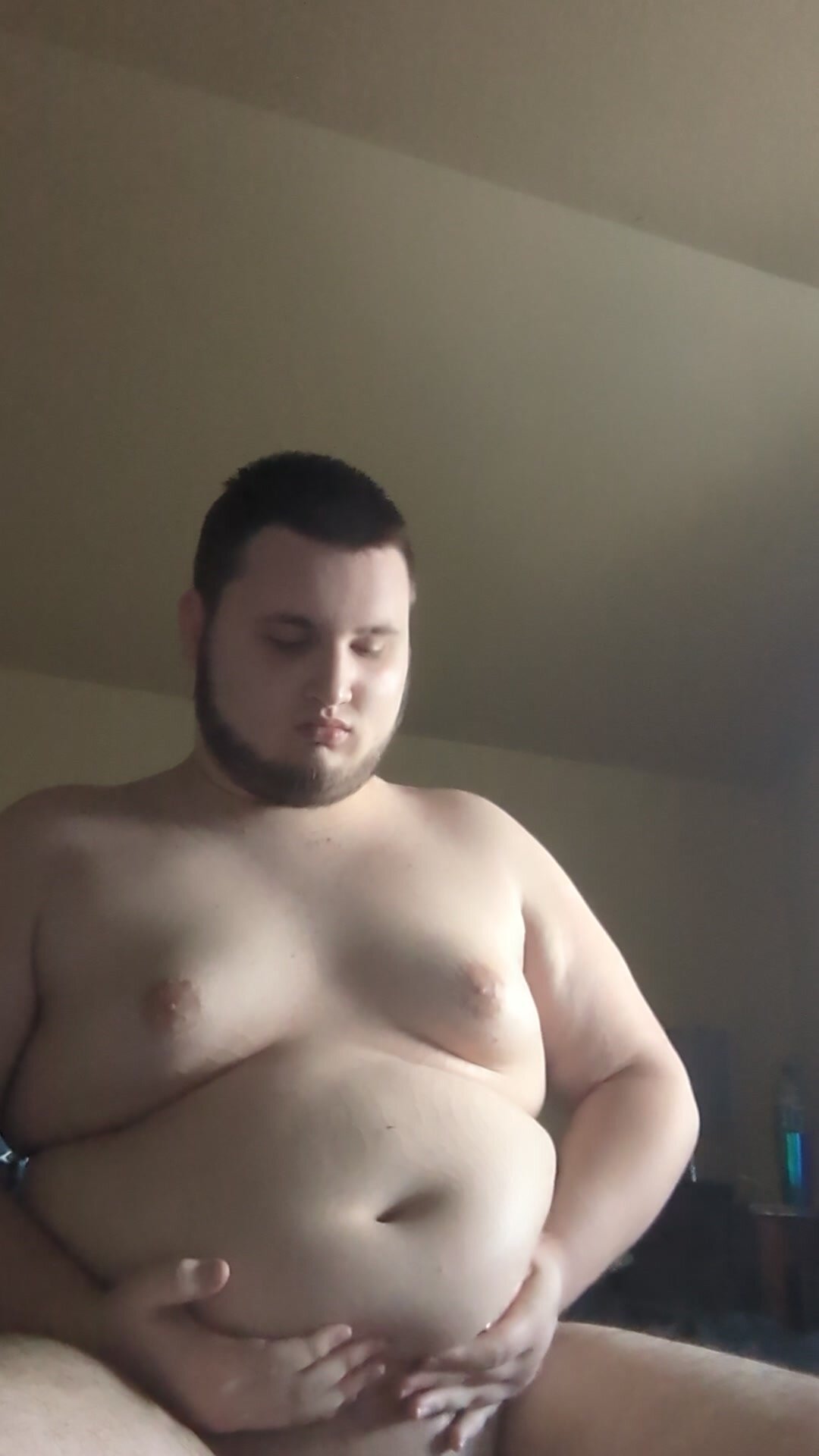 Just shaved my belly and moobs