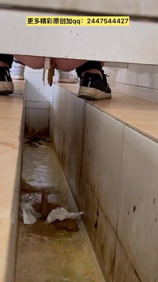 Chinese ditch toilet - video 2