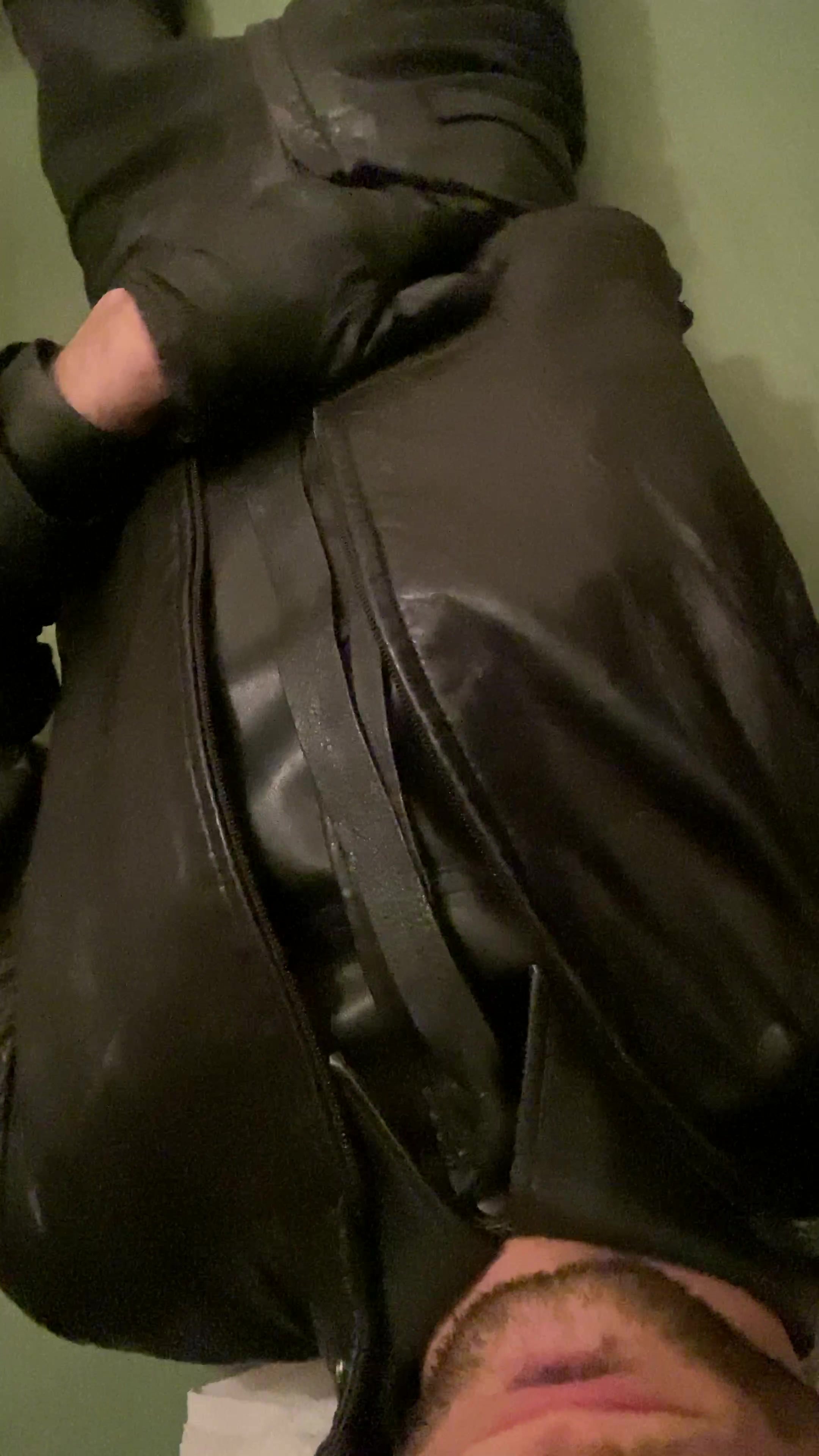 Horny leather man