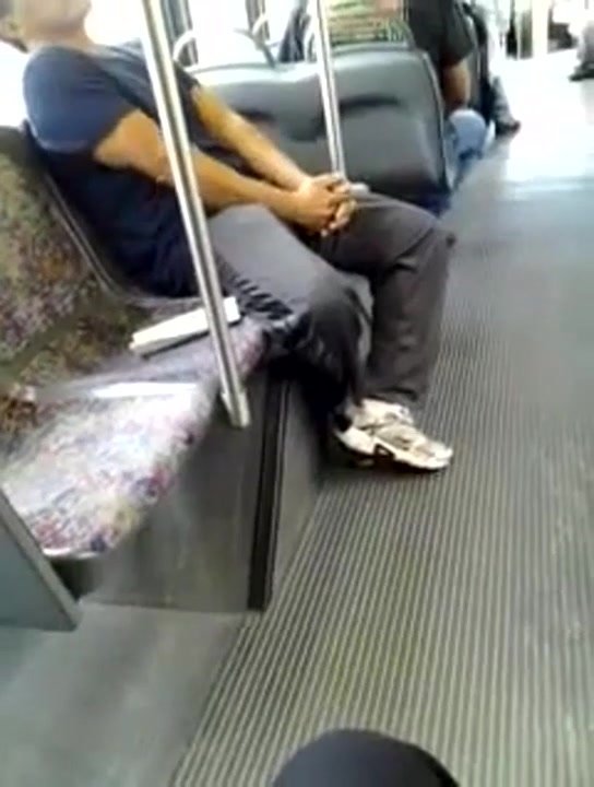 Hard dick in bus